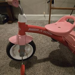 Pink Radio Flyer Tricycle