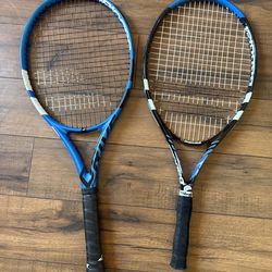 Babolat Pure Drive JR 26 junior tennis racket + Roddick Junior 140