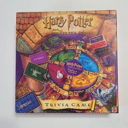 Harry Potter And The Sorcerer's Stone Trivia Board Game (2000) - COMPLETE