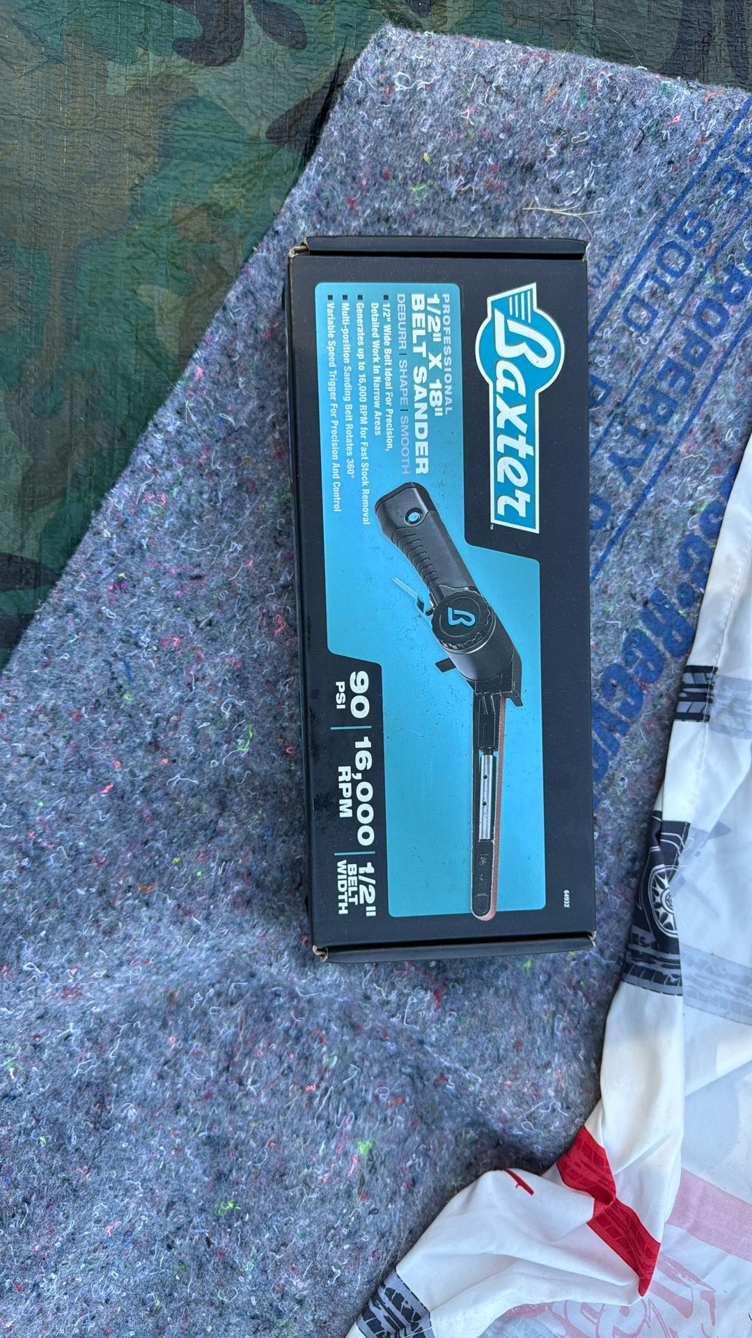 Baxter, 1/2 X 18 90 Psi, 1600 Rpm.