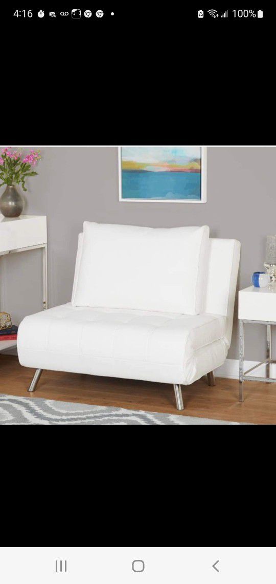 Futon Chairs White Also A Gray One (NEW In A Box)