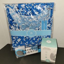 Draper James Ruffle Nightie, Barefoot Scientist Pedicure File And B-Pure Aroma Diffuser Gift Set