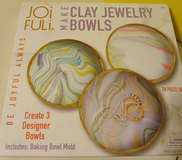 Joi Fuli Make Clay Jewelry Bowl Kit Arts And Crafts
