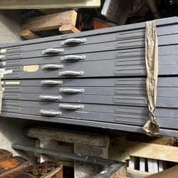 Flat Metal Storage For Art/architectural Plans 