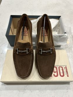 Men’s Shoes – Johnston & Murphy 1901 Brown Suede Loafers | Size 12M | New in Box