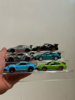 6 die cast porsche set