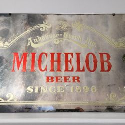 Vintage Michelob Beer Mirror Since 1896 - Anheuser Busch  Inc. 