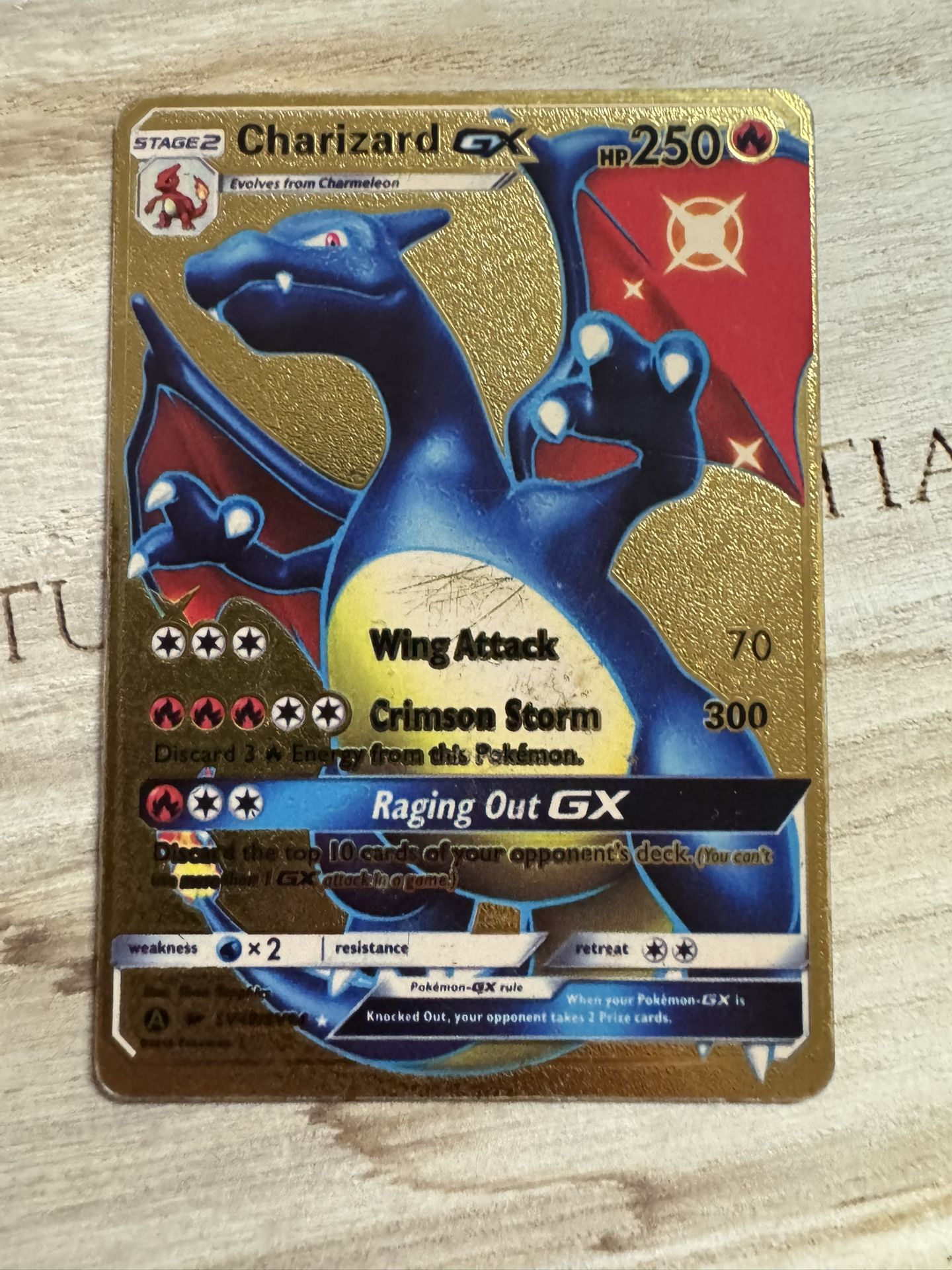 holographic charizard gx card Mega Charizard X Pokemon Card Holographic Credit Card Holographic Credit  Card Skin – Anime Town Creations main image 1