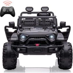 24V Kids Ride on 2 Seaters Electric Car with Remote Control,