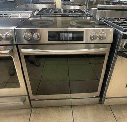 Frigidaire slide Electric stove stainless steel