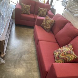 New Beautiful Red Sofas 