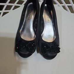 Girls Black Dress Shoes Size 13 Kids