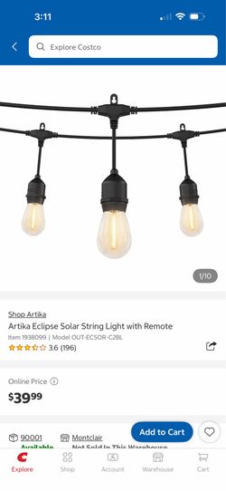 BRAND NEW Artika Solar light Bulds