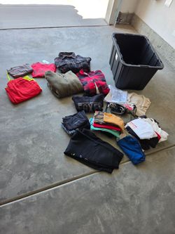 Mens New and lightly used Clothes