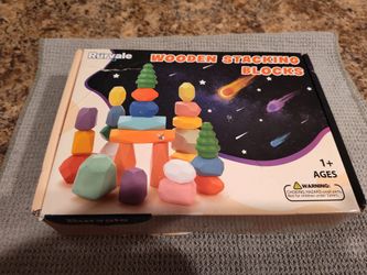 Wooden Stacking Blocks -NEW -info 👇