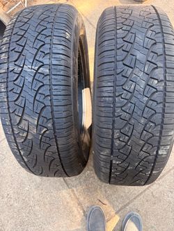 Set Of 2 PIRRELI SCORPION ATR 275/60R60 115T. Both have one patch on them.