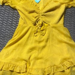 Brand New Yellow Summer Dress
