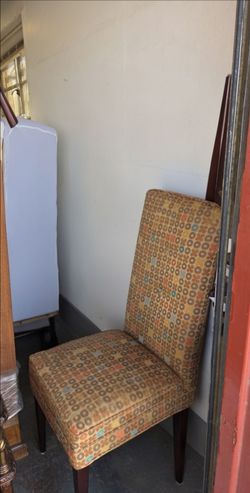 Pier-1 Upholstered High-Back Accent Chair