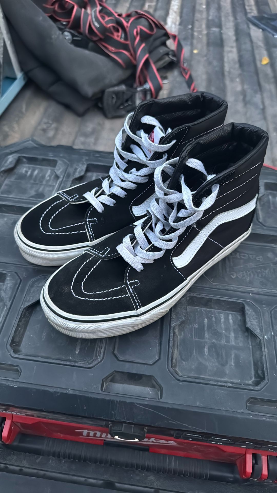 Black Vans High tops