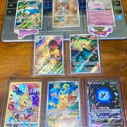 Pokemon - Lot of (8) Cards: Pikachu (Secret + Promo) + Snorlax + Lumineon V + Espeon (Best Buy) +++