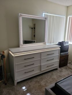 White dresser