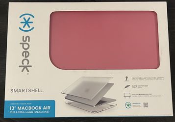 (Pink) Apple MacBook Smartshell Case