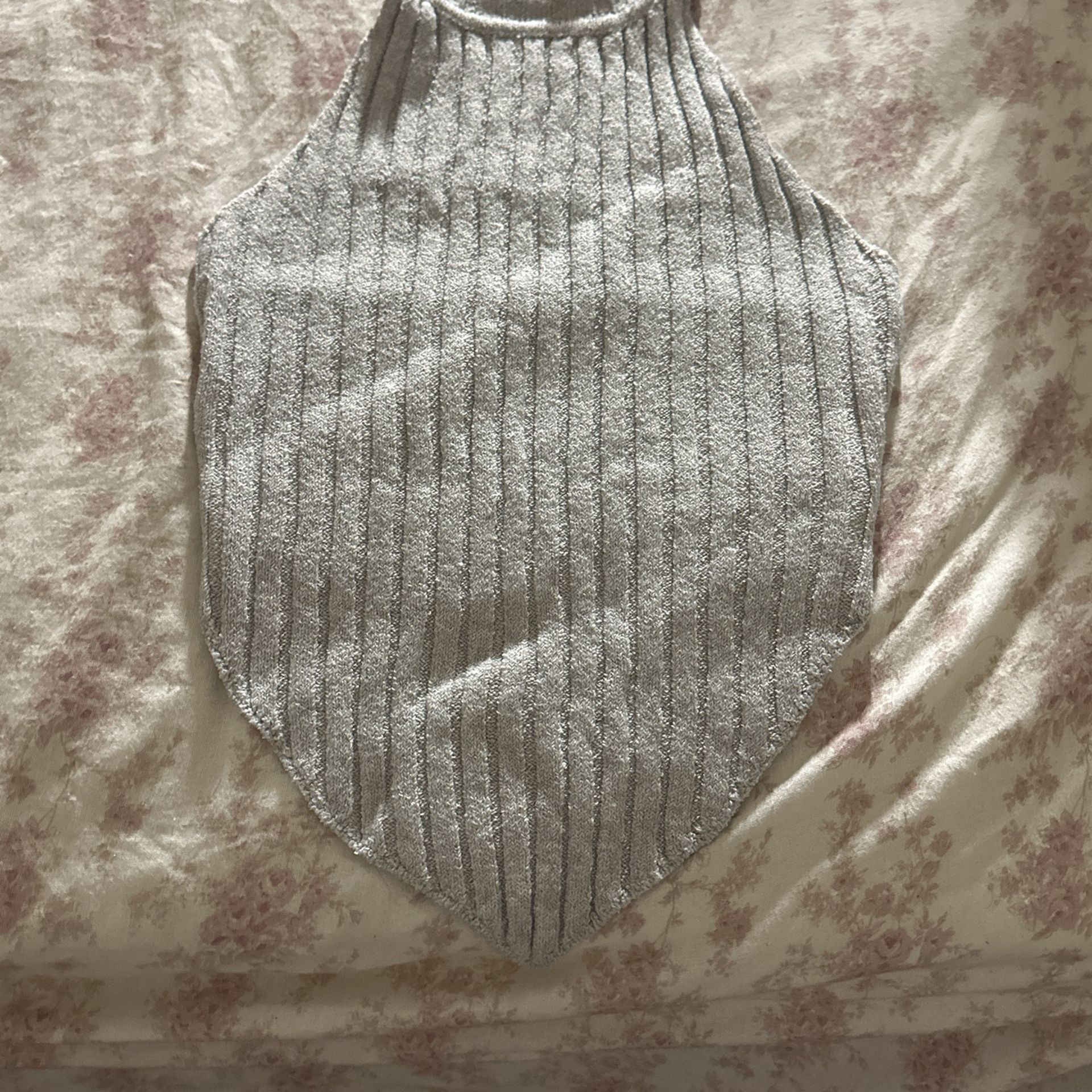 Mock Neck Halter Top