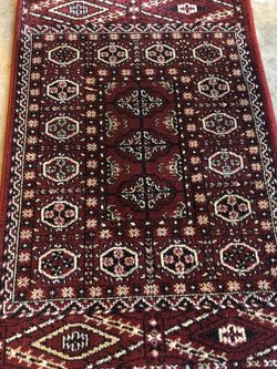 New red doormat carpet size 2x3 nice rug