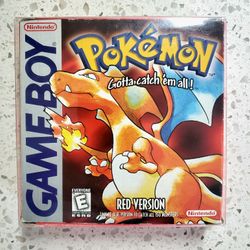 Pokemon Red Version Nintendo GameBoy Game Authentic