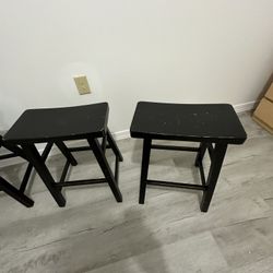 4 Wooden seats , Benches. $60. O.B.O 