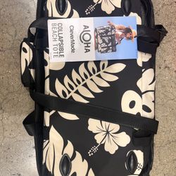 Aloha Collection collapsible beach tote