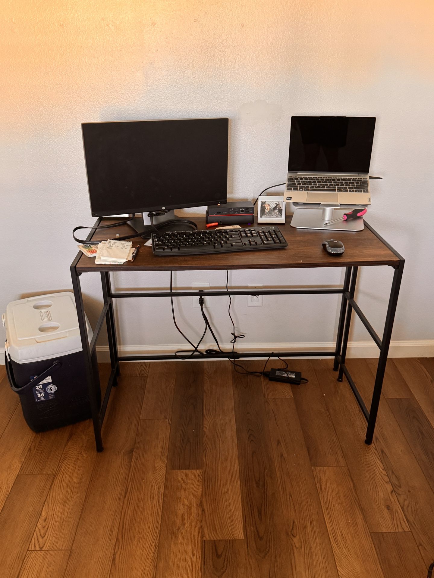 Brown Folding Desk