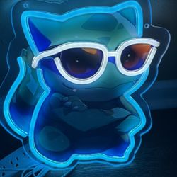 Bulbasaur Neon Sign
