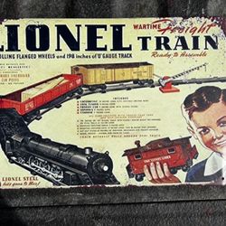 Lionel Train Tin Sign