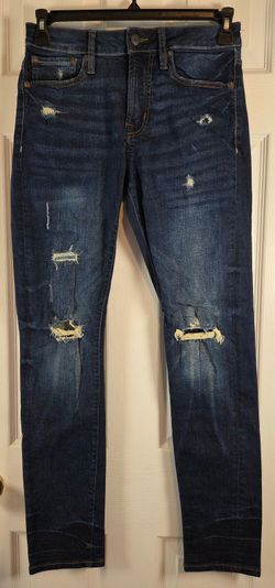 Men's Aeropostale Skinny Distressed Stretch Jeans (0025)