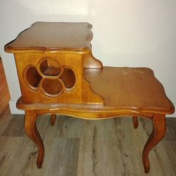 Mid-century Step End Table