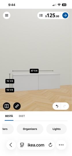IKEA wall mounted cabinet