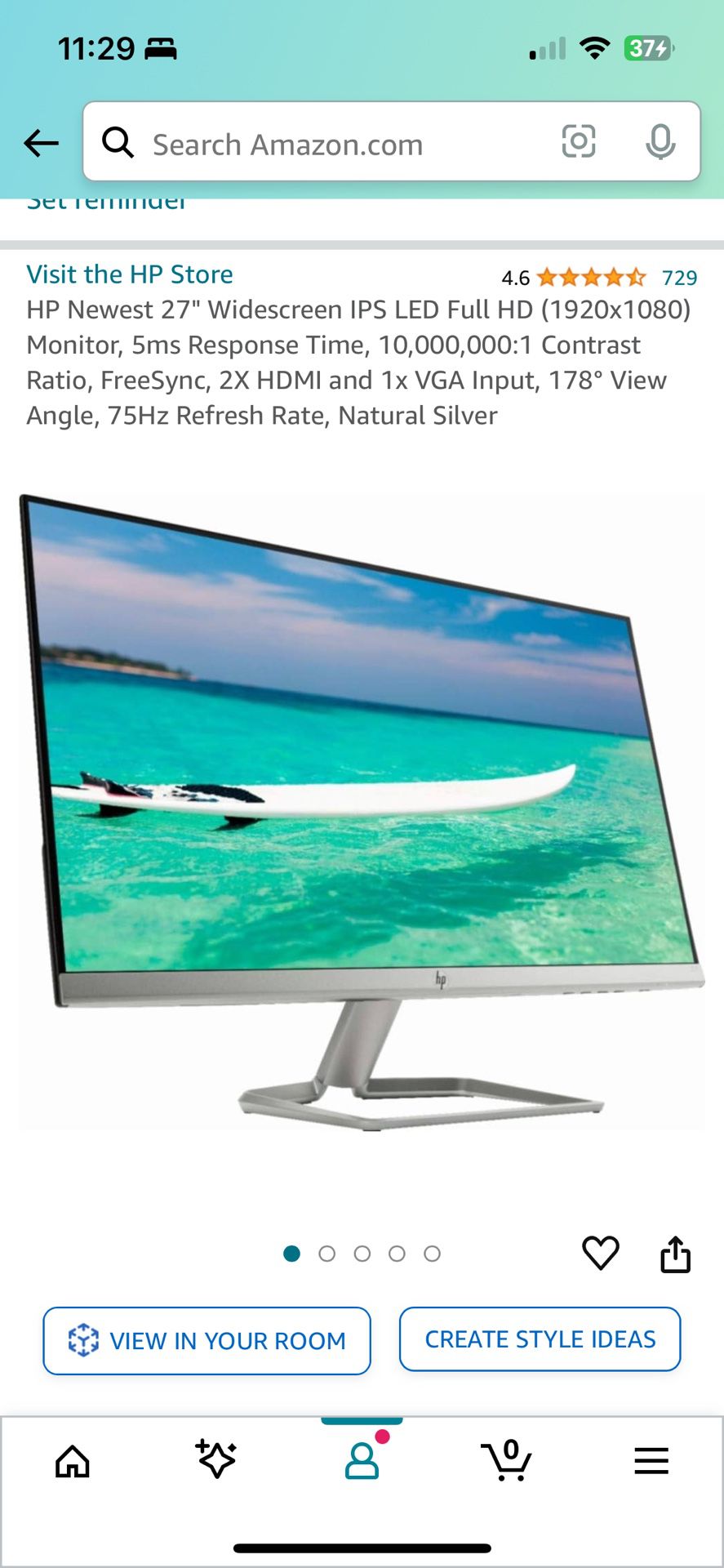 27” 1080p HP monitors