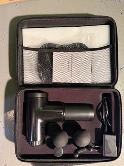 Percussion Massage Gun with Case and Attachments
