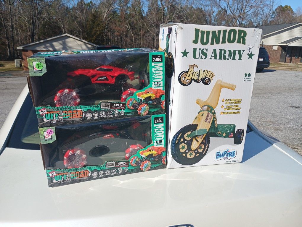 Bluetooth Remote Controls And Junior Big Wheelys
