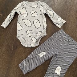 Boys Striped Shirt And Pants Size 12 Months By Carters #12