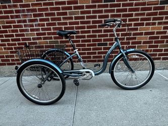 Schwinn Meridian Adult Tricycle – Large Rear Basket