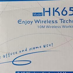 Wireless keyboard and mouse