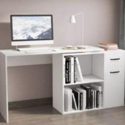 L Shap Rotating Computer Desk