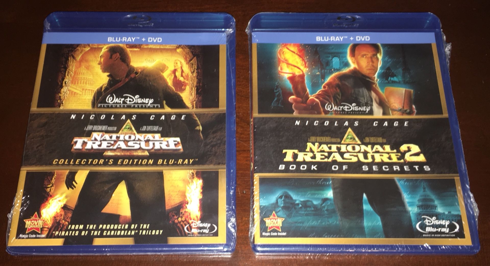 DISNEY’S NATIONAL TREASURE 1 & 2 BLU-RAY