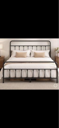 Full size ! Mattress not included brownish black color