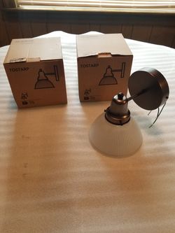 2 Pewter Wall Light Sconces