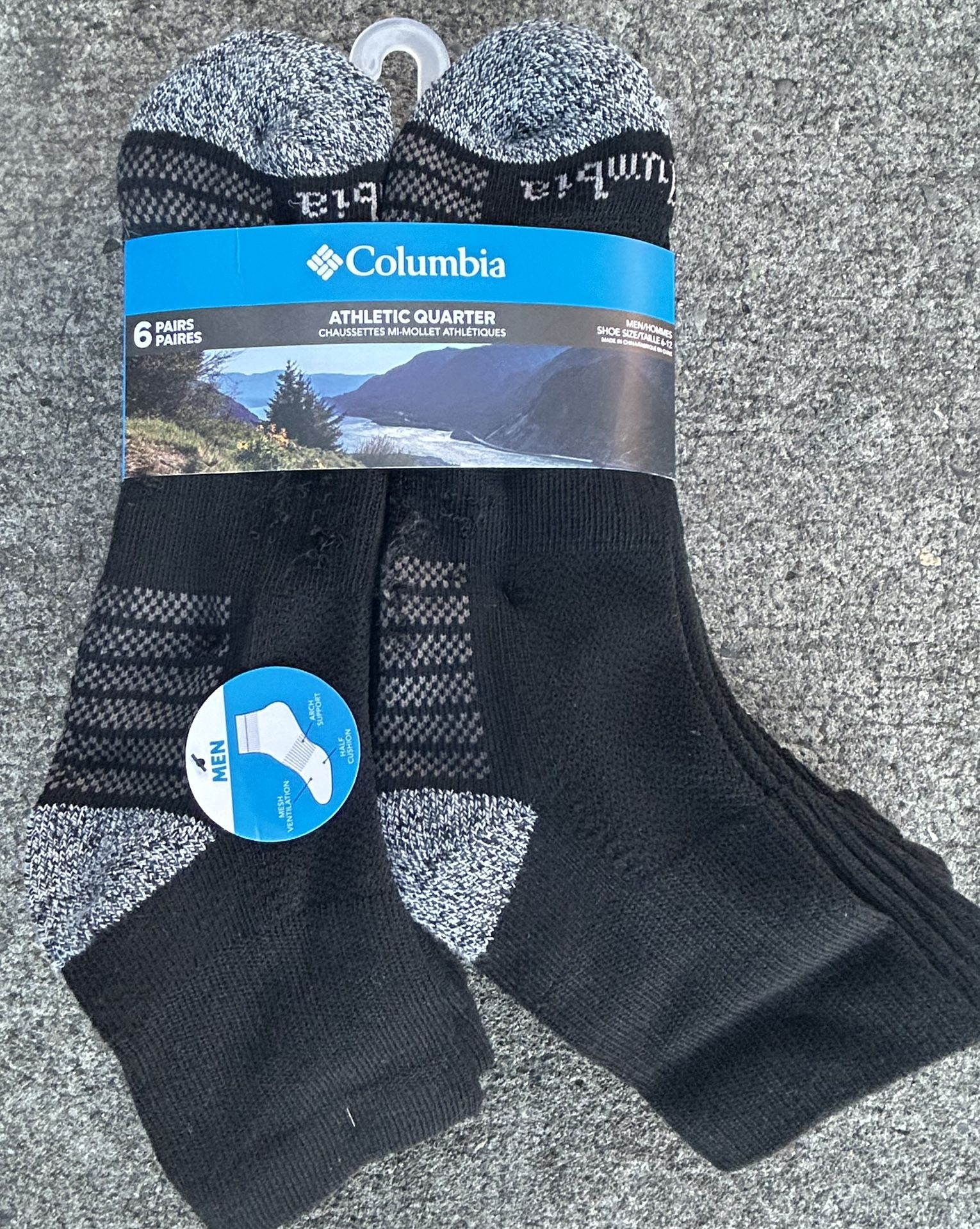 Brand New COLUMBIA SPORTSWEAR Athletic Quarter Men’s Shoe Size 6-12