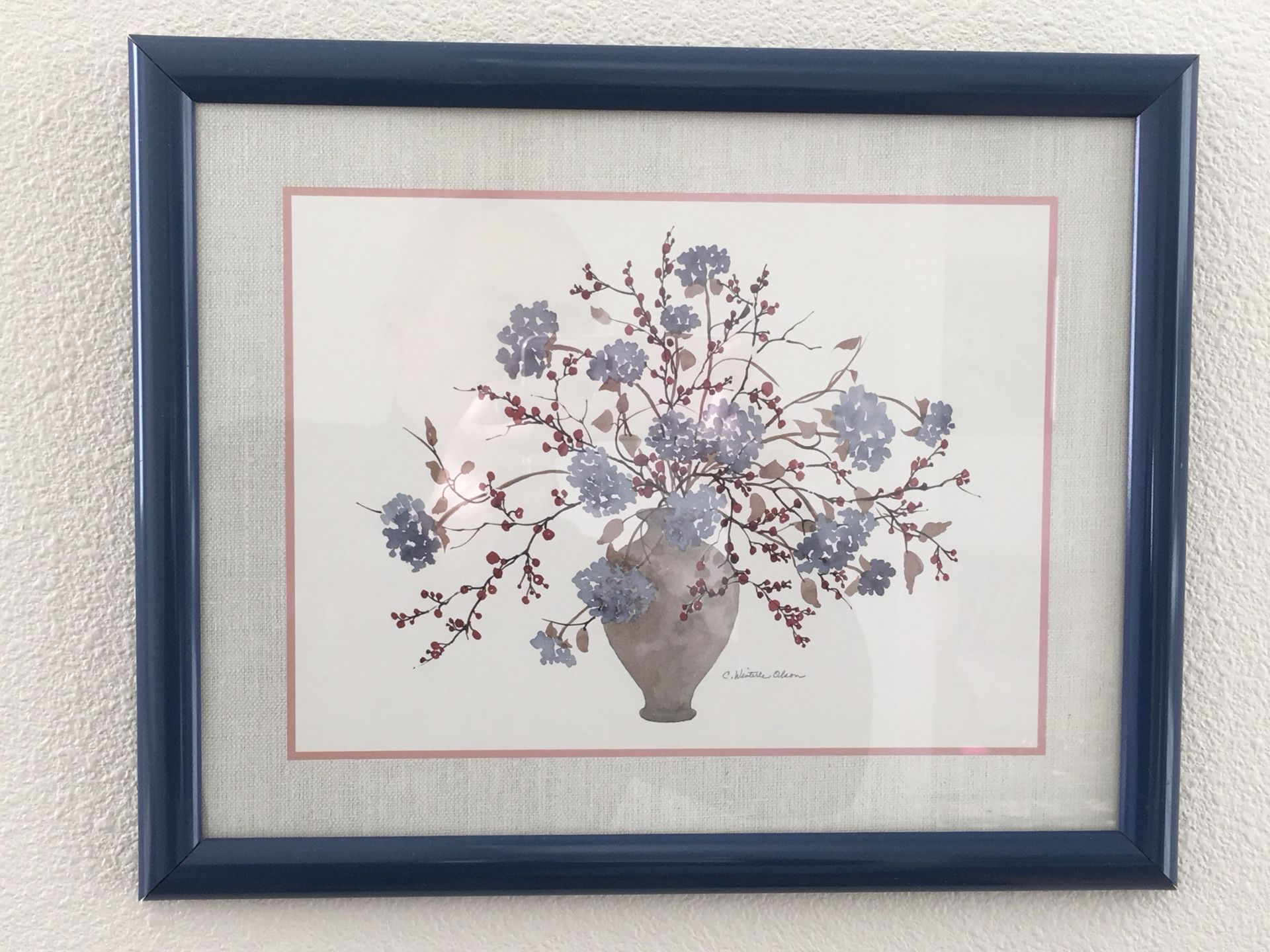 Water Painting with Artist’s Signature