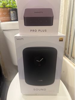 I got a new wiim pro plus and a  wiim sound speaker new in the box